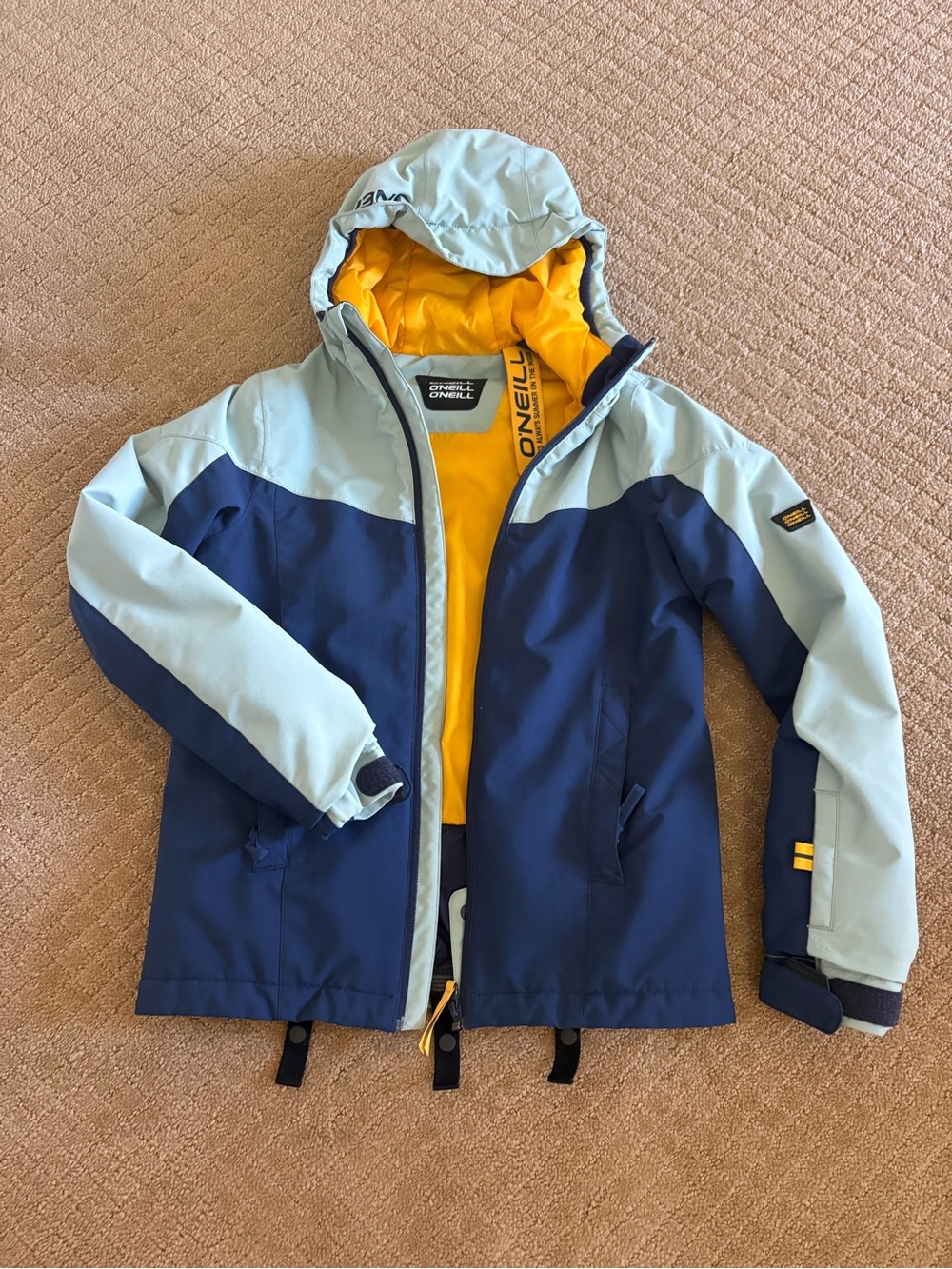 O'Neill Kids Navy & Light Blue Waterproof Jacket - snow jacket